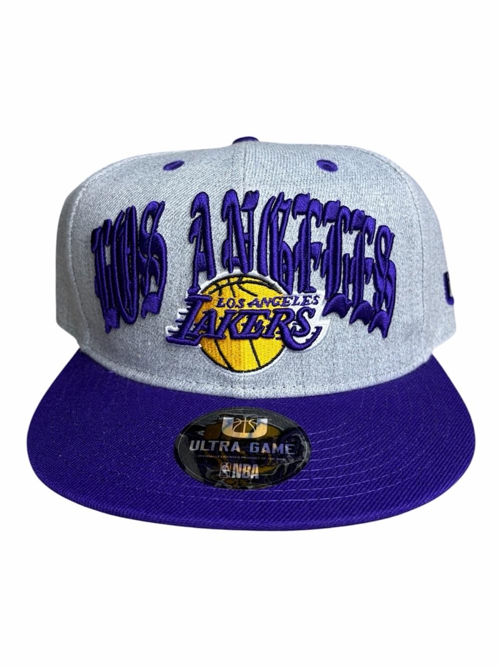 UltraGame NBA Los Angeles Lakers Embroidered Team Logo Snapback Hat Cap